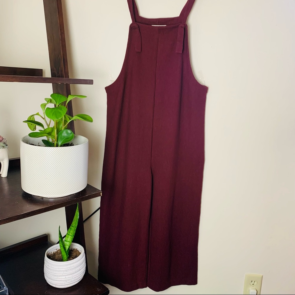 Overall Ribbed Jumpsuit szM